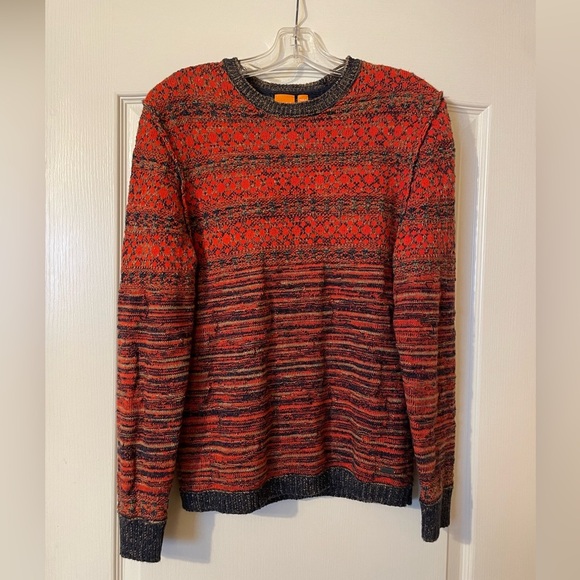 Boss Orange By Hugo Boss Acunito Crew Neck Sweater Size M Cotton 90s Grandpa - Picture 1 of 13